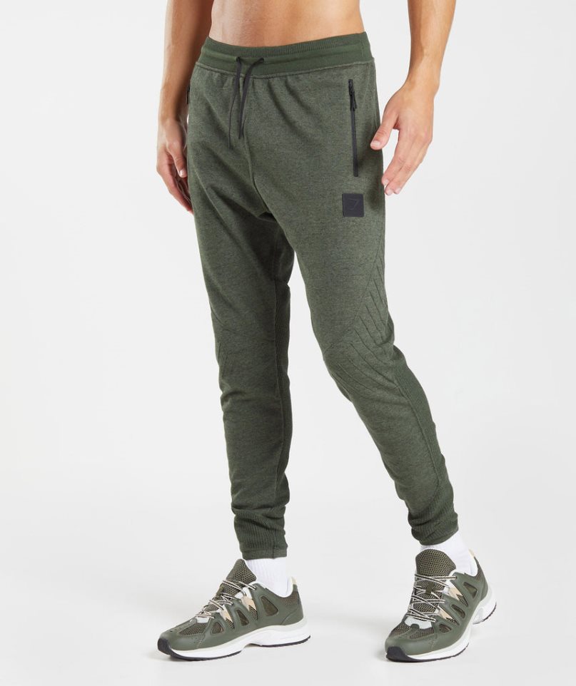 Men\'s Gymshark Retake Knit Jogger Olive | NZ 3WIXFH